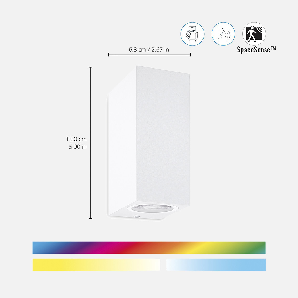    Wiz Updown Spot 2x5w W 22-65 