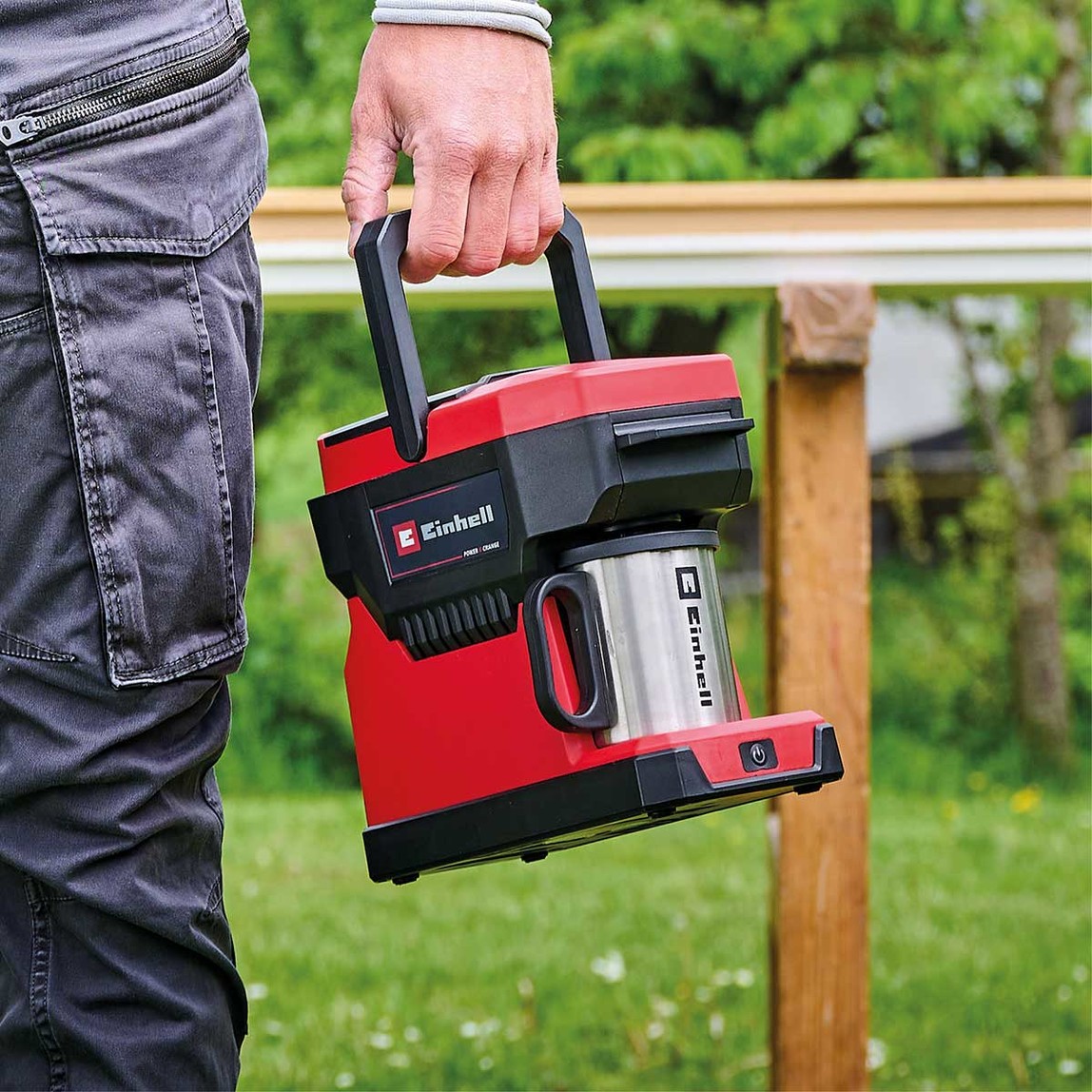    Einhell TE-CF 18 Li - Solo  Akülü Kahve Makinesi(Akü ve Şarj Cihazı Dahil Değildir.) 