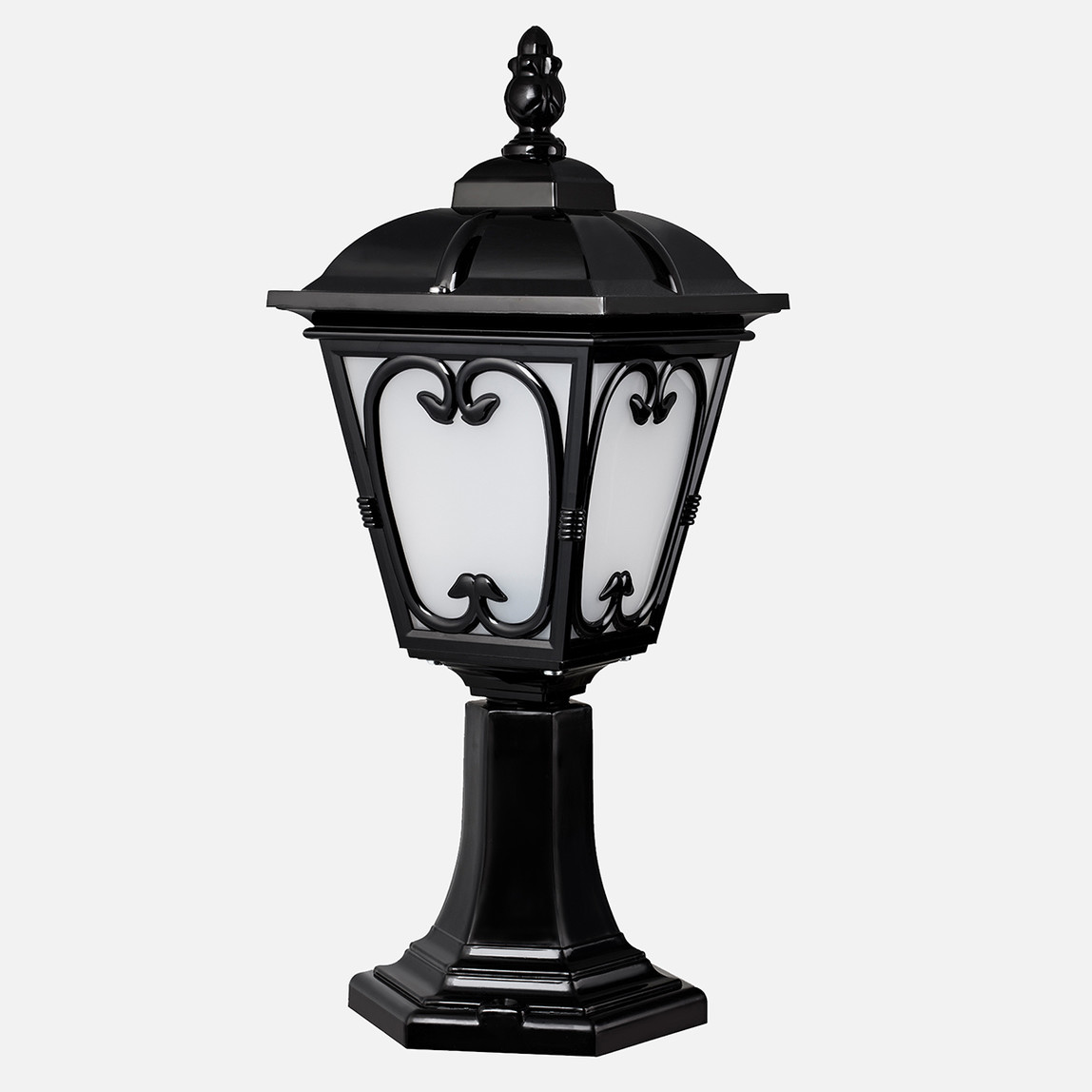    Modelight Kare Motifli Set Üstü Siyah 