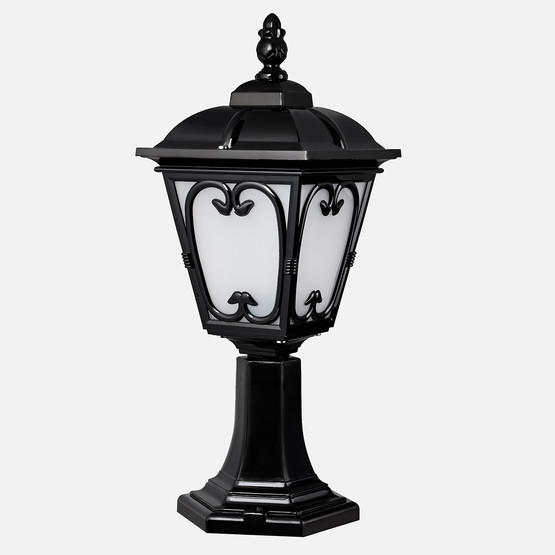 Modelight Kare Motifli Set Üstü Siyah