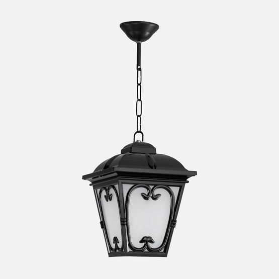 Modelight Kare Motifli Sarkıt Siyah