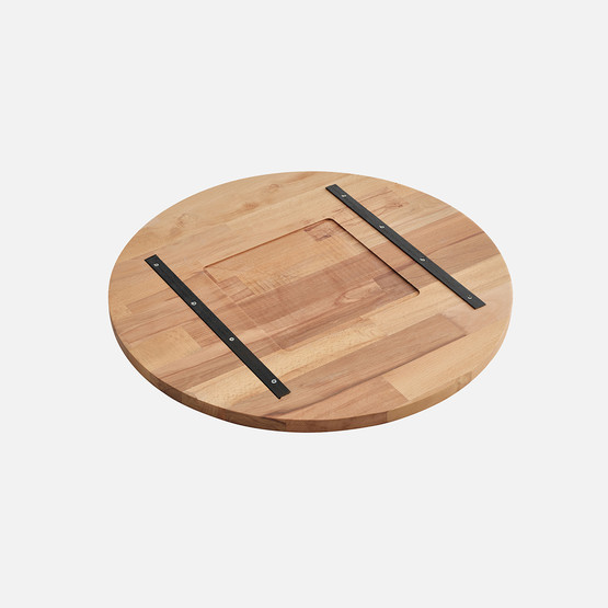 Bistro NRD-600025K Ahşap Masa Tablası Yuvarlak