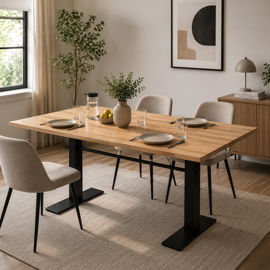 Bistro NRD-7012025K Ahşap Masa Tablası

