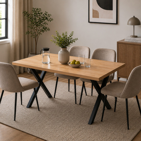 Bistro NRD-7012025K Ahşap Masa Tablası

