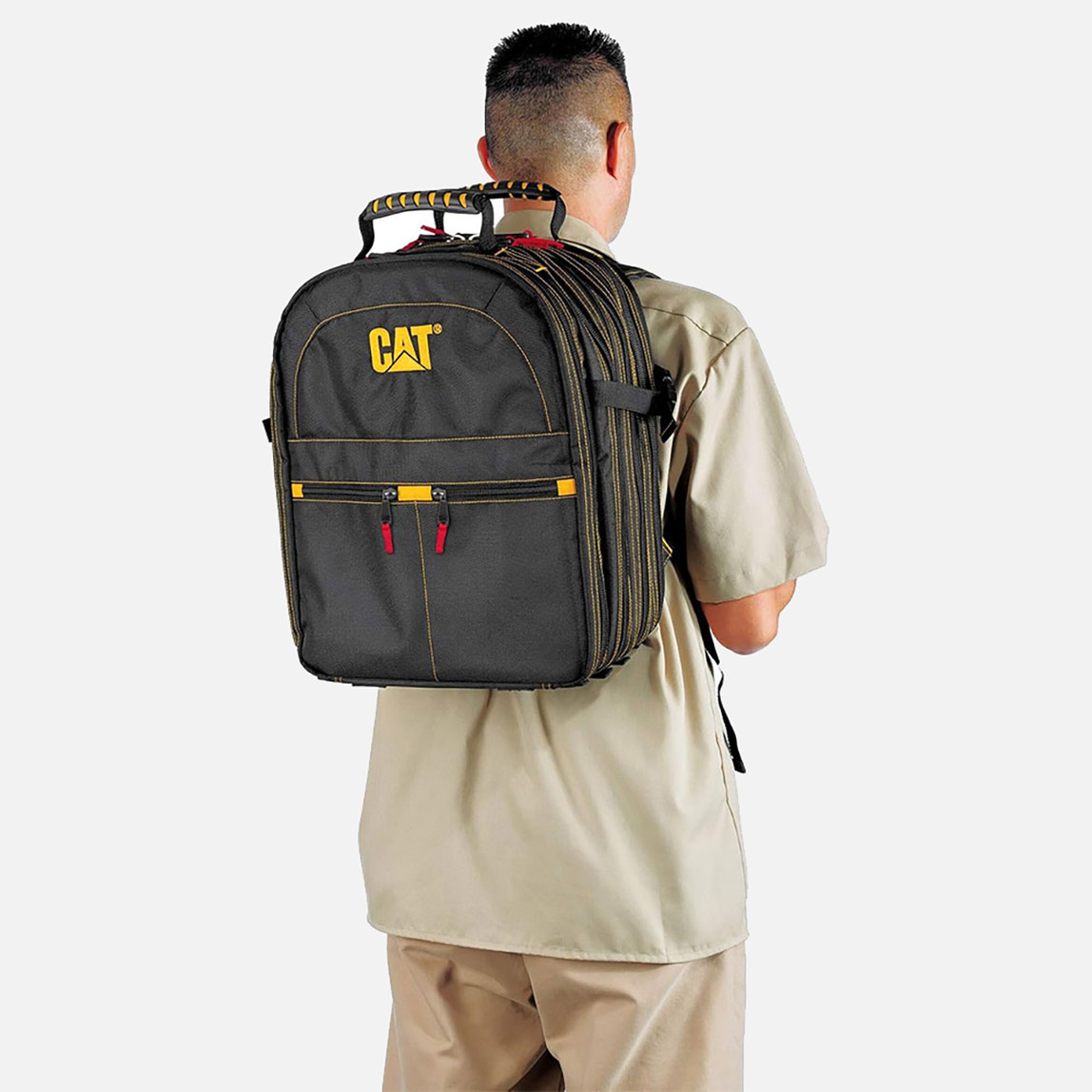    Cat DA980209 17'' 5 Bölmeli Ağır Hizmet Bez Alet Sırt Takım Çantası 