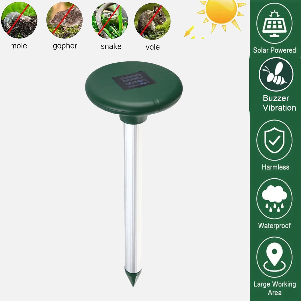    Dlc AGTZ-01 Solar Köstebek Fare Kovar  