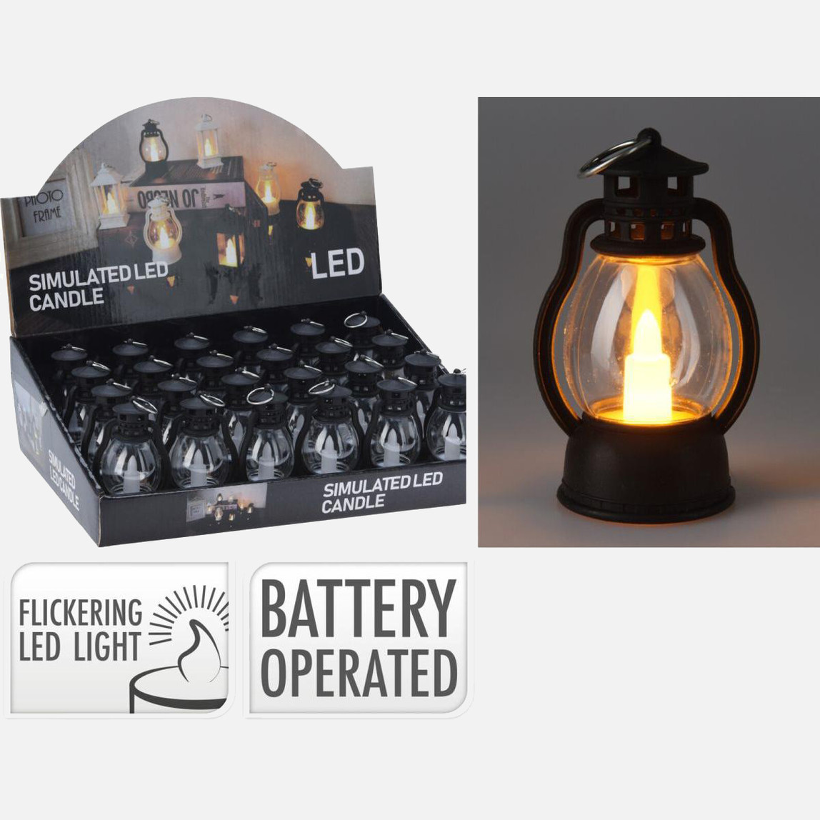    Ledli 9 cm Kandil Lambası 