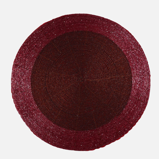 Supla Yuvarlak Bordo Çap 35 cm