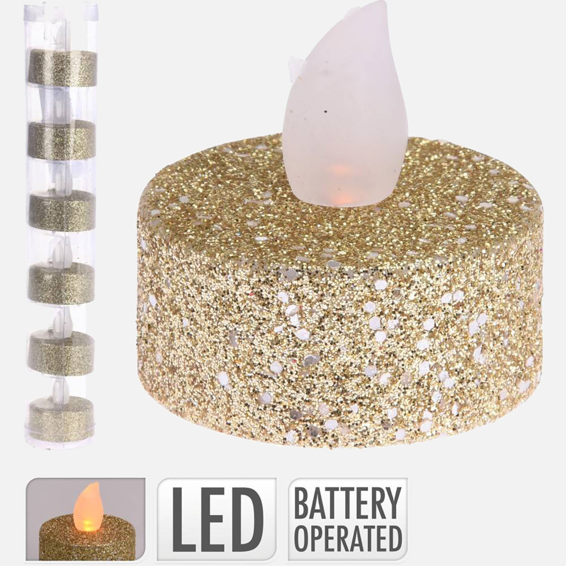    6'lı Tealight Led Mum Seti 