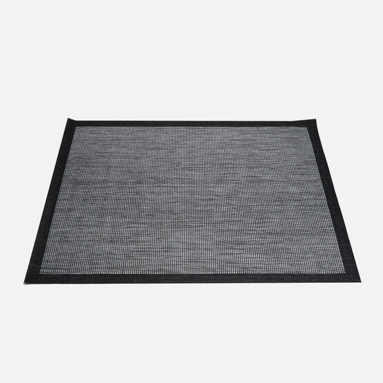 Crea Ando Bordürlü Halı Gri 80x300 cm