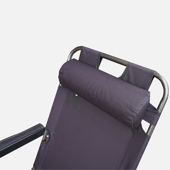 Metal Pozisyonlu Katlanır Koltuk Siyah