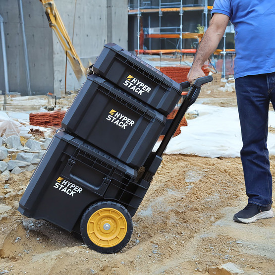 Cat DA41005 Hyper Stack Ağır Hizmet Tipi 3’Lü Tekerlekli Kilitli Takım Çantası Seti