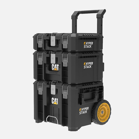 Cat DA41005 Hyper Stack Ağır Hizmet Tipi 3’Lü Tekerlekli Kilitli Takım Çantası Seti