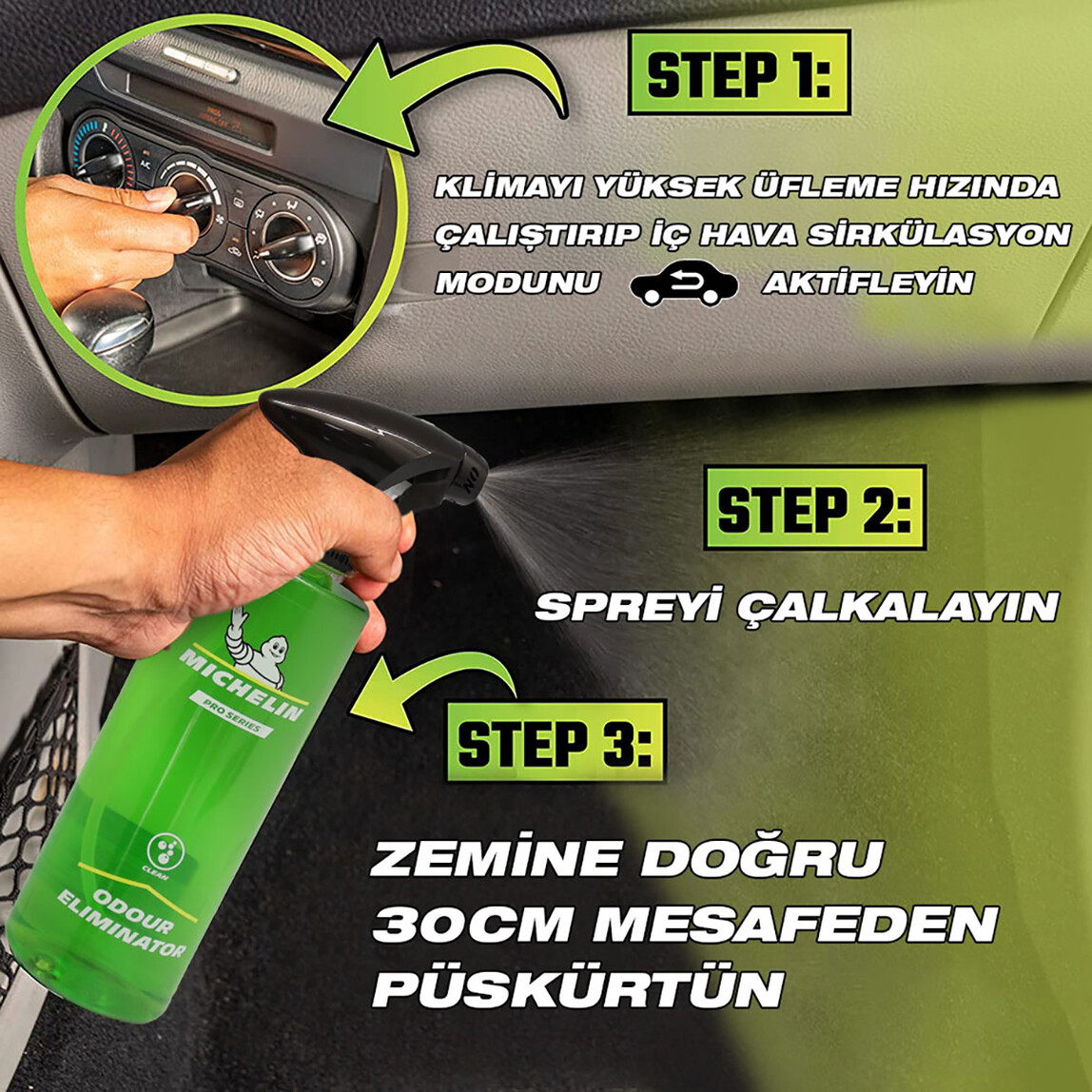    Michelin Koku Giderici Sprey MC33566 Pro Serisi 500 ml 