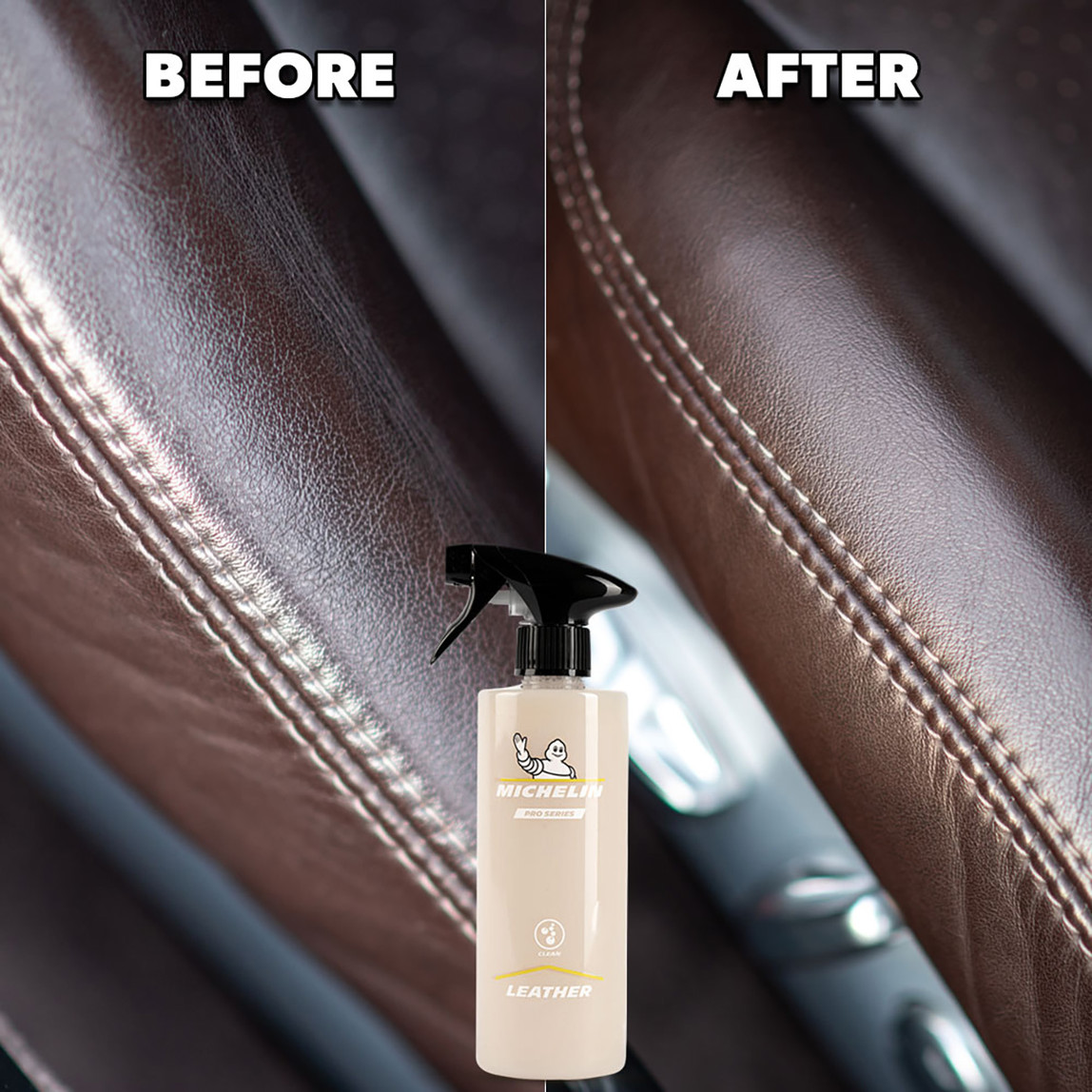    Michelin Deri Temizleme Bakım Spreyi MC33597 2 si 1 Arada Pro 500 ml 