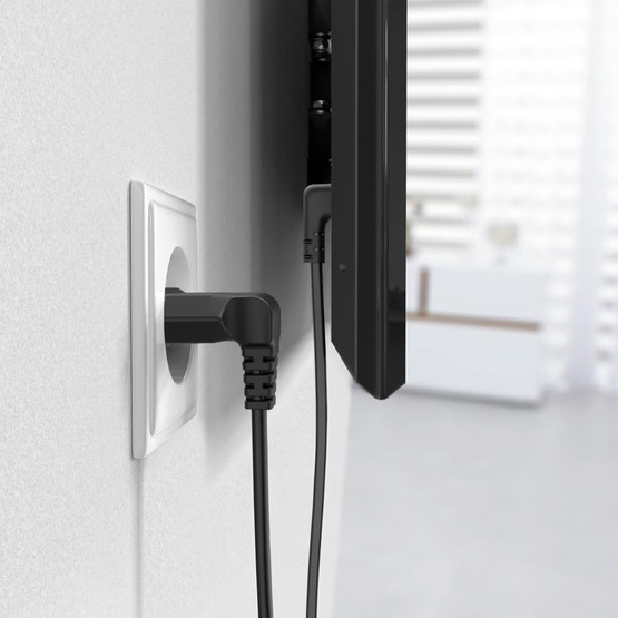 Hama Güç AC Konnektör C7 1.5 m Açılı