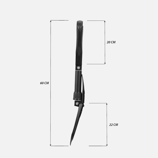 Katlanır Kürek Çok Amaçlı NG C094-K
