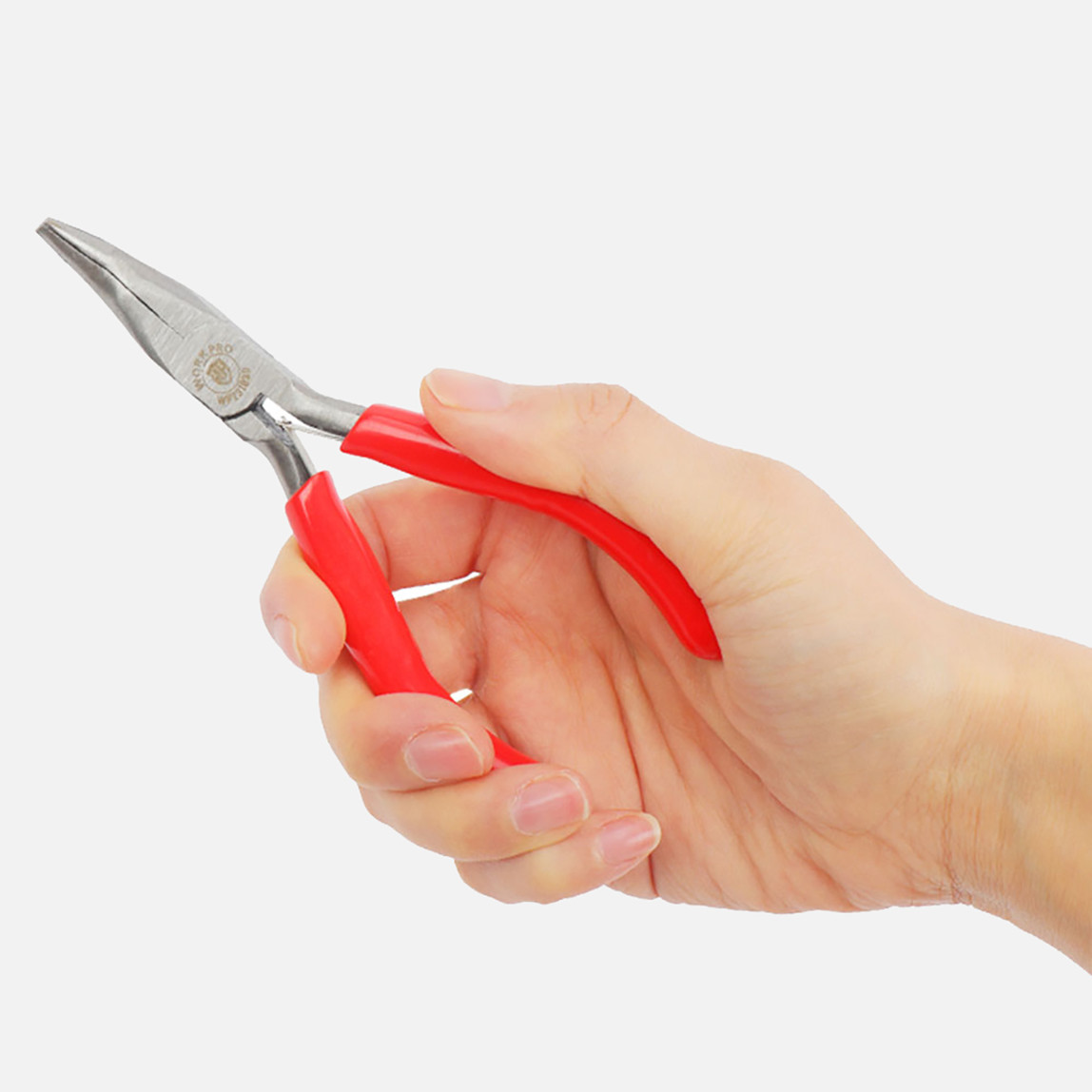    Workpro WP231039 145MM Elektronikçi Mini Eğri Kargaburnu Pense  