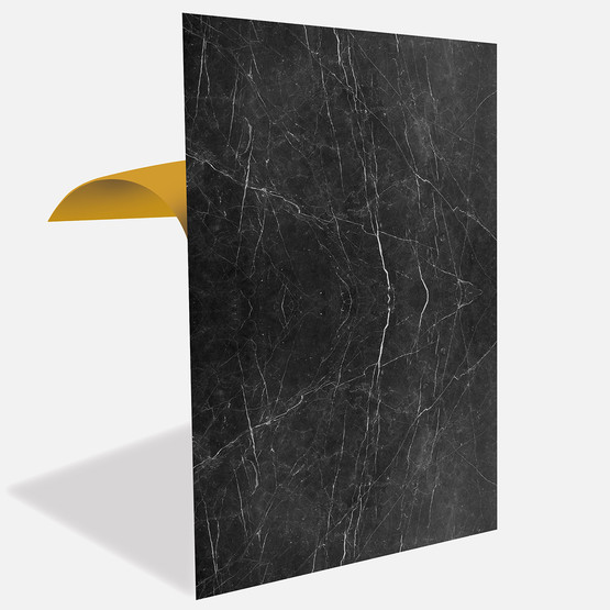 Tink Panel Siyah Mermer Desenli 41 x 62 cm 0.5 mm Duvar Paneli PVC Karo