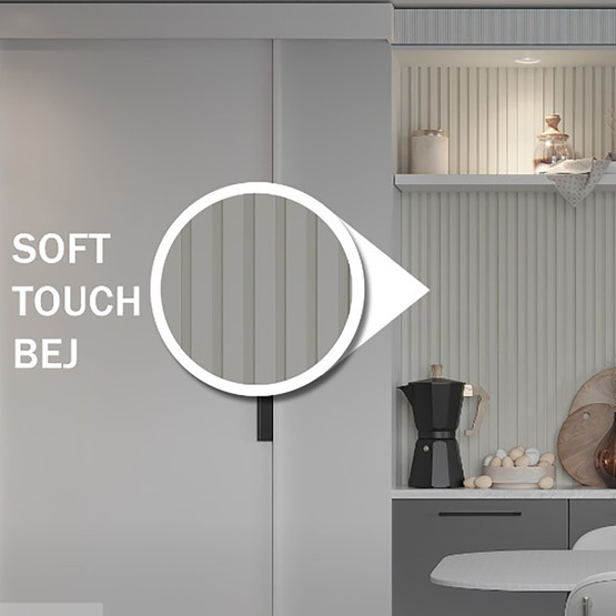 Soft Touch  MDF  Duvar Paneli18x121x2800mm Bej
