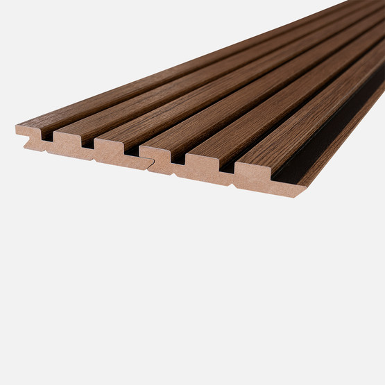 Soft Touch  MDF  Duvar Paneli18x121x2800mm Teak-Black
