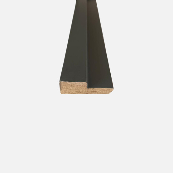 MDF Duvar Paneli Sol Başlangıç Profili  18x48x2800mm ST Antrasit
