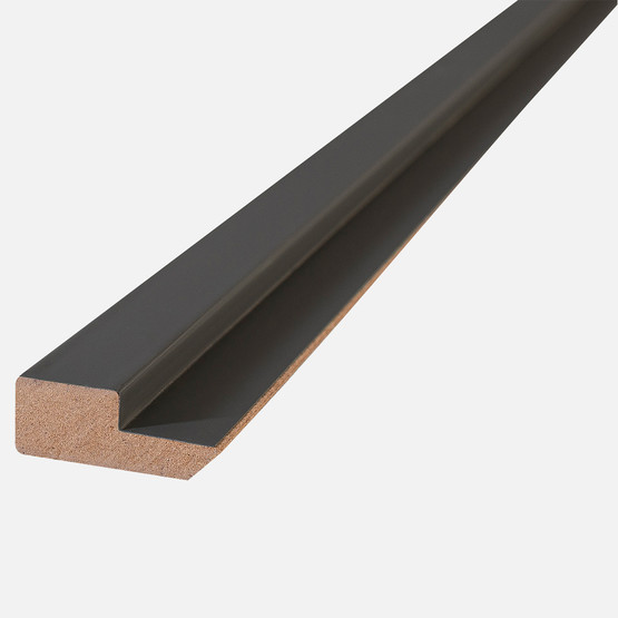 MDF Duvar Paneli Sol Başlangıç Profili  18x48x2800mm ST Antrasit
