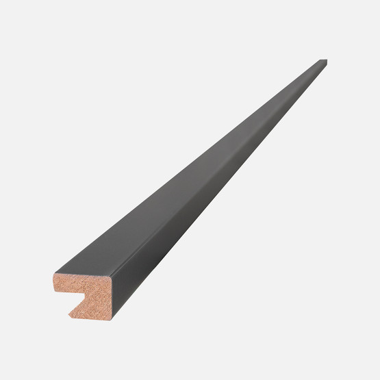 MDF Duvar Paneli Sağ Bitiş Profili   18x24x2800mm ST Antrasit
