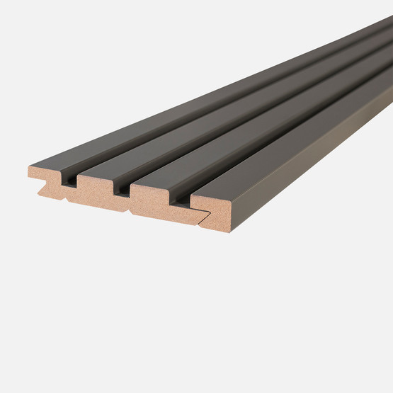 MDF Duvar Paneli Sağ Bitiş Profili   18x24x2800mm ST Antrasit
