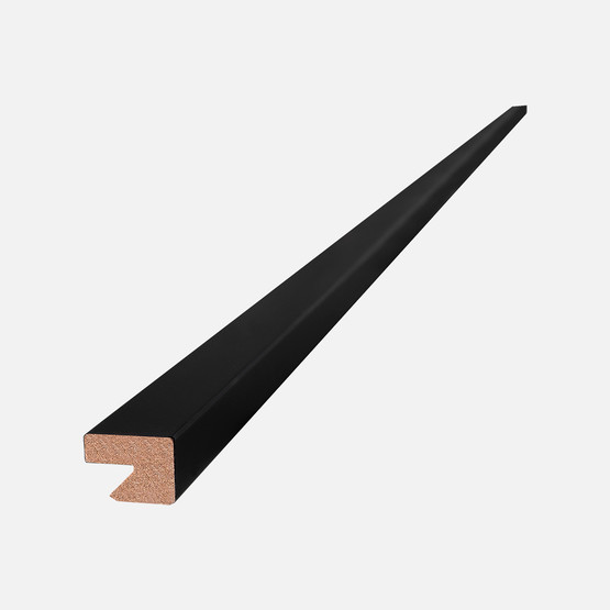 MDF Duvar Paneli Sag Bitiş  Profili   18x24x2800mm ST Siyah
