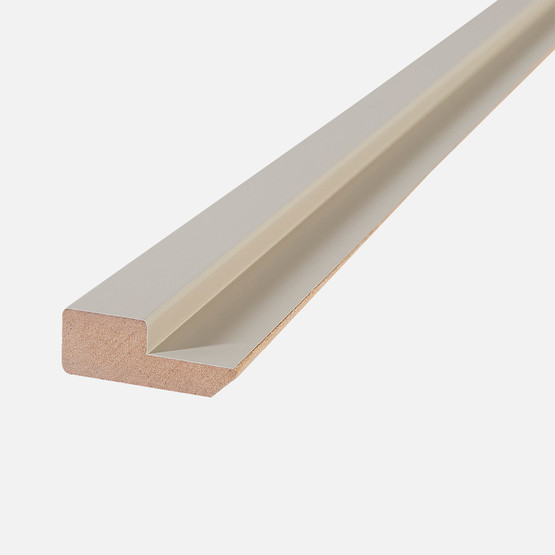 MDF Duvar Paneli Sol Başlangıç Profili 18x48x2800mm ST Bej 
