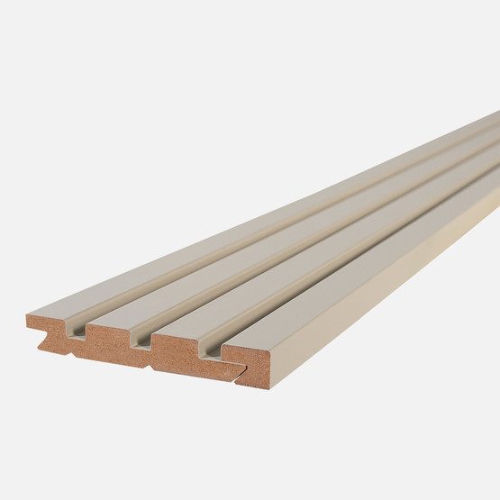 MDF Duvar Paneli Sağ BitişProfili   18x24x2800mm ST Bej   
