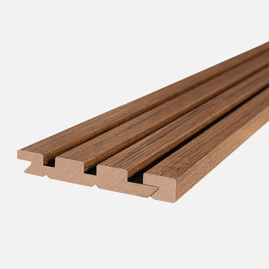 MDF Duvar Paneli Sağ BitişProfili  18x24x2800mm  Teak-Black
