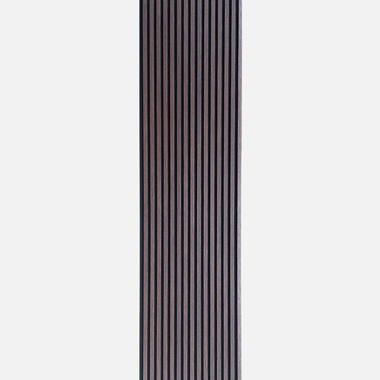 MDF Akustik Duvar Paneli 20x600x2800mm Koyu Ceviz 
