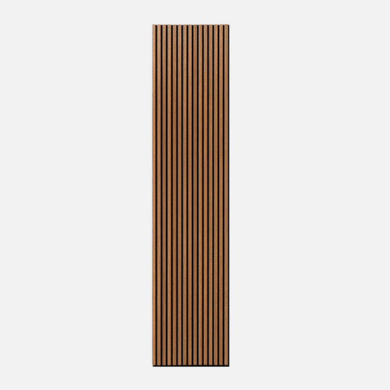 MDF Akustik Duvar Paneli 20x600x2800mm Teak