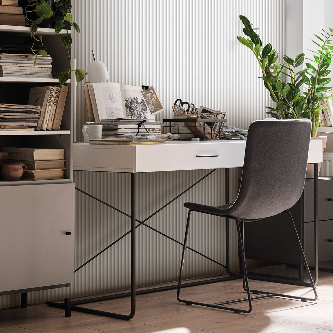    VOX Linerio PVC İç Mekan Tavan ve Duvar Paneli Oval Beyaz 