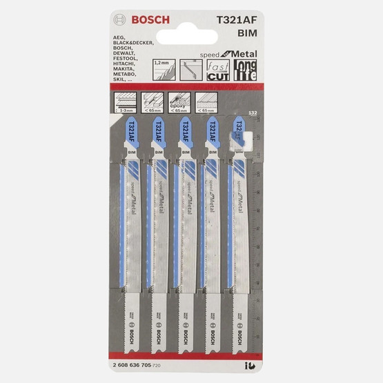 Bosch Dekupaj Bıçağı T321AF 5'