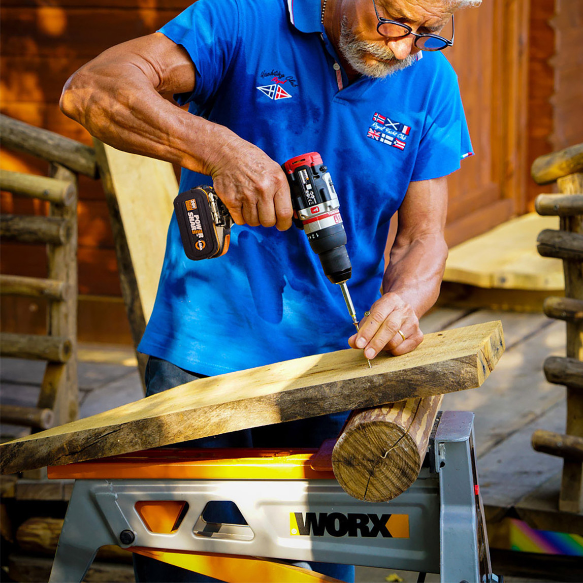    WORX WX354.4 20Volt/4.0Ah Li-ion Çift Akülü Kömürsüz Profesyonel Şarjlı Darbeli Matkap 