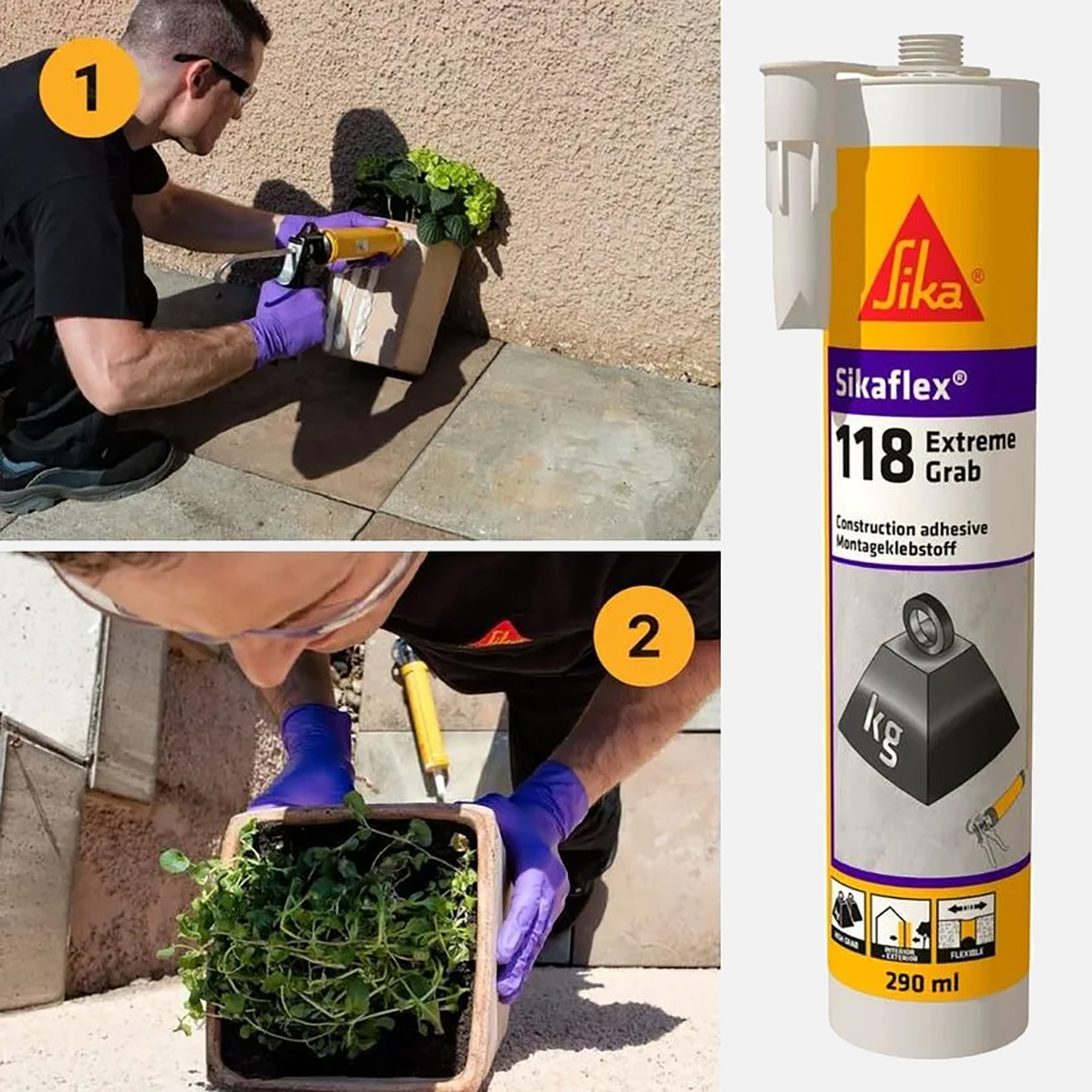    Sika 118 Sikaflex Extreme Grab 290 ml 