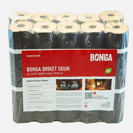 Bonga Briket Şömine Odunu 10 kg