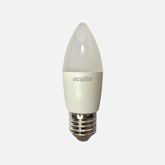 Ecolite C37 LED Ampul 8.5W, Sarı Işık (3000K) 