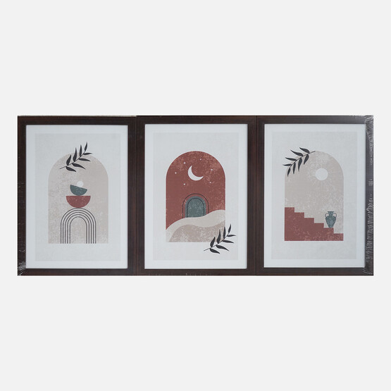 Mina Art Çerçeveli Tablo 3'lü 28x38 cm