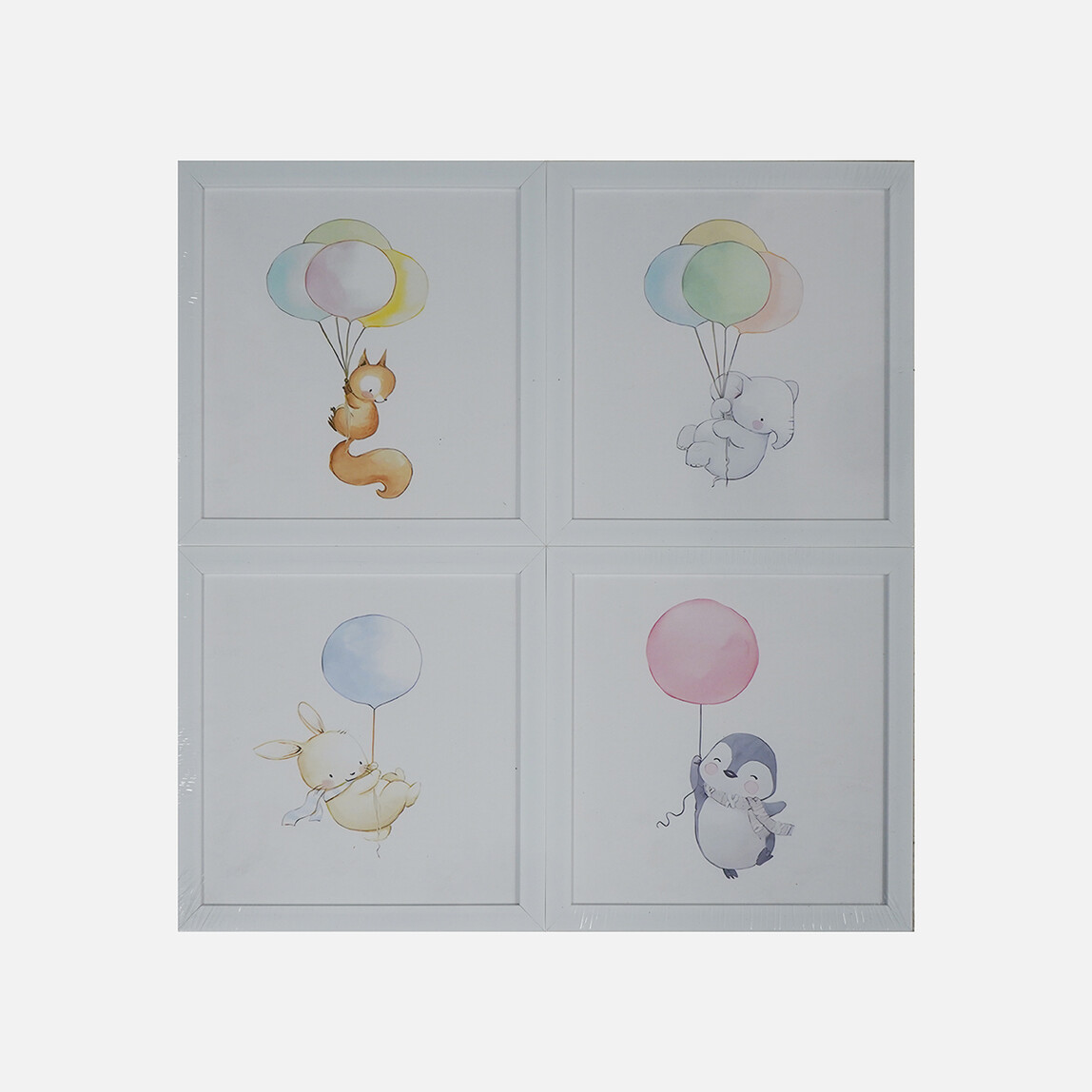    Mina Art Çerçeveli Tablo 4'lü Çocuk Serisi 28x28 cm 