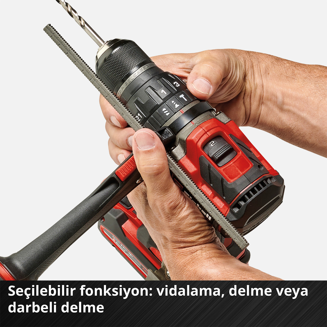    Einhell TP-CD 18/120 Li-i BL Solo Akülü Darbeli Vidalama (Akü ve Şarj Cihazı Dahil Değildir) 