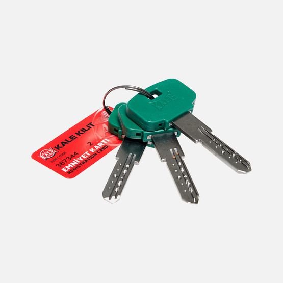 Kale Kilit Antrasit Bilyalı Tuzaklı Silindir 2'li Set