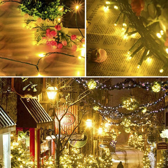 Usb'li 100 Led Sarı Işık 