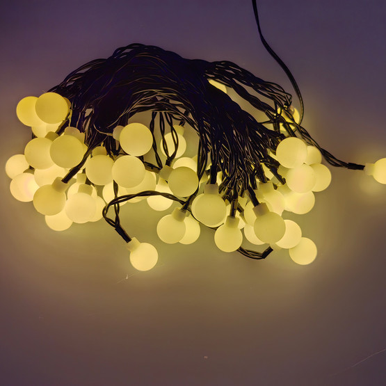 Usb'li 60 Led Sarı Işık Topları