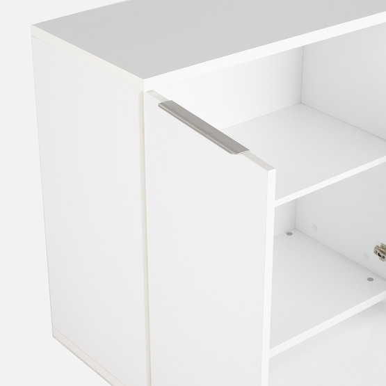 Sonorous 2 Kapaklı Çok Amaçlı Dolap Beyaz