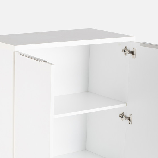 Sonorous 2 Kapaklı Çok Amaçlı Dolap Beyaz