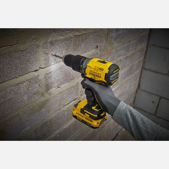 Stanley SFMCK217M1S-QW 18V Akülü Darbeli Matkap ve Somun Sıkma 2'li Set (SFMCD715 SFMCF920 4 Ah.Hızlı Şarj Aleti (SFMCB1